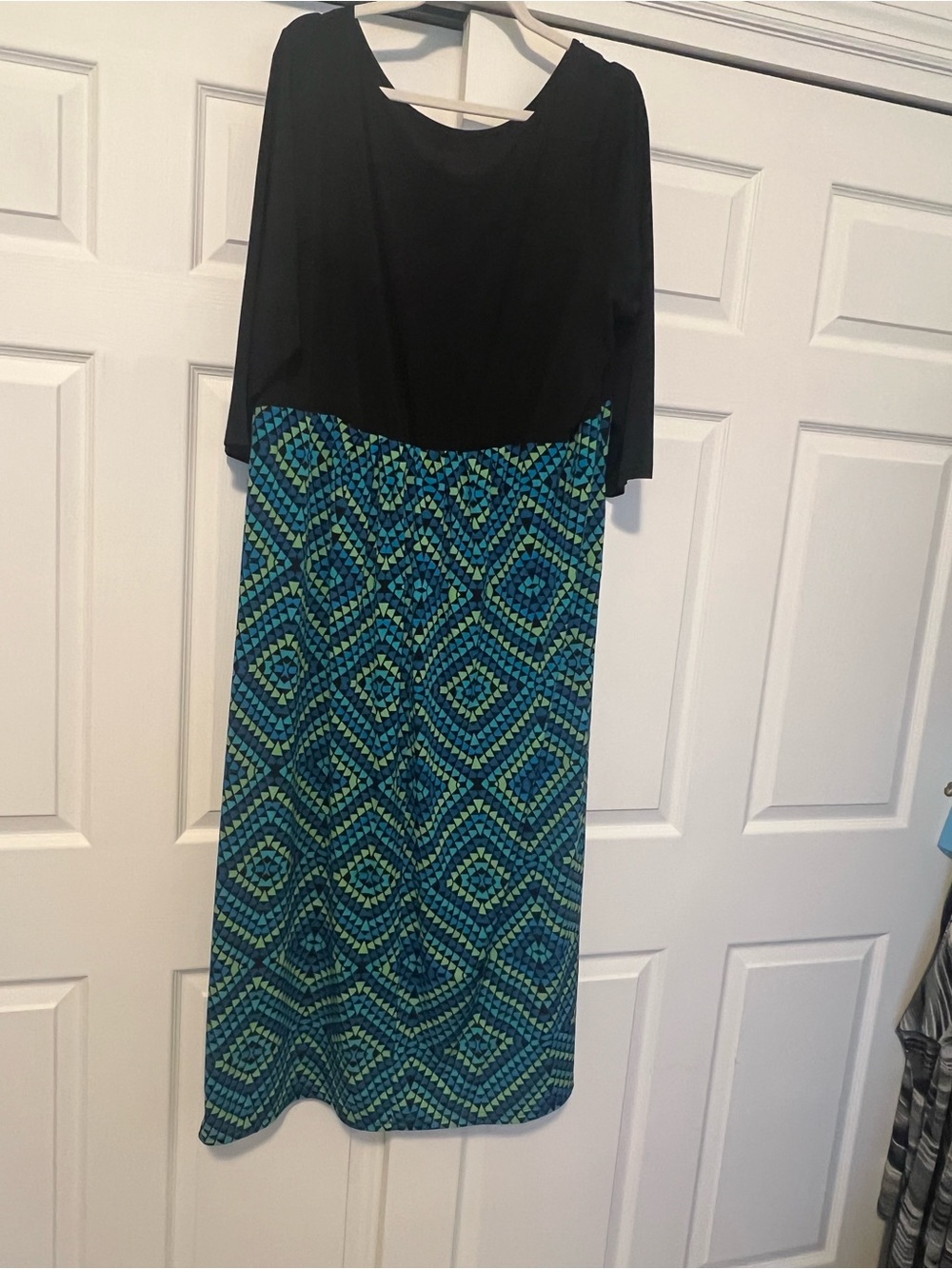 Bob Mackie Black Wearable Art Dress, Size 2x